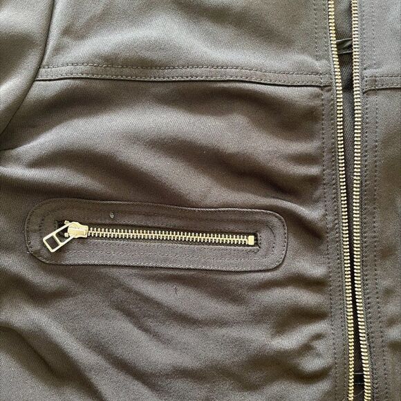 Pink Tartan short black jacket, EUC Sz 10, lots of detail, body con with stretch - Picture 5 of 16